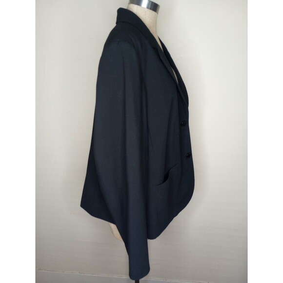 Calvin Klein Women's Jacket Blazer Black Plus Size 22W Dark Academia - Picture 4 of 9